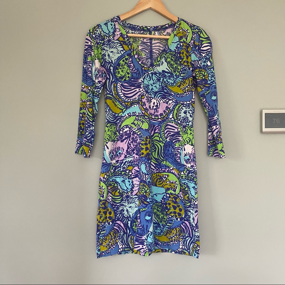 Lilly Pulitzer cotton 3/4 sleeve dress